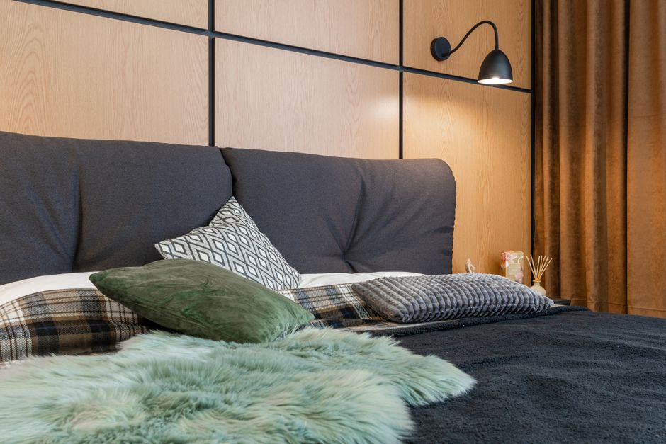 Vzglavje s kanali za apartma